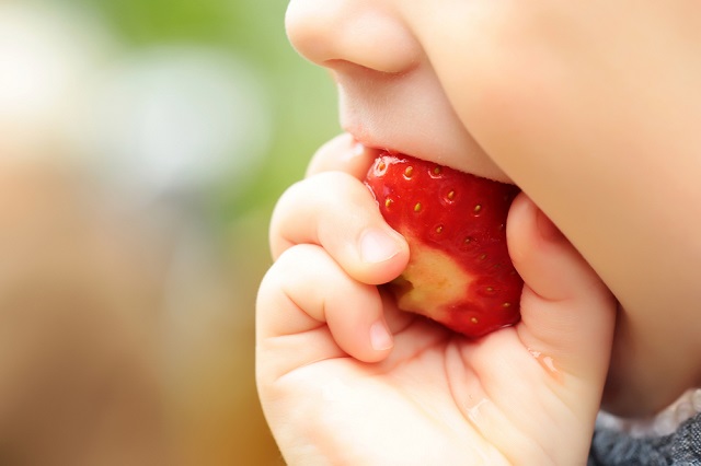 生後6ヶ月(離乳食初期)の赤ちゃんは苺を食べても大丈夫？